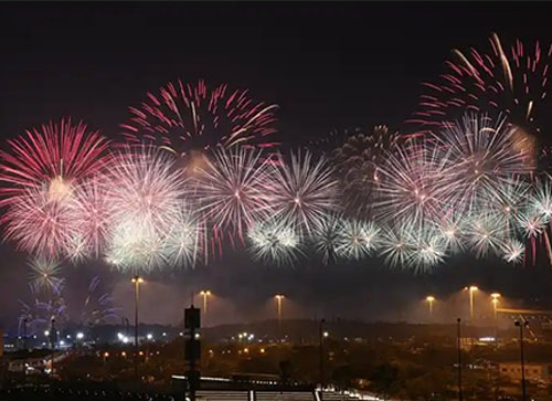 皋兰县焰火晚会